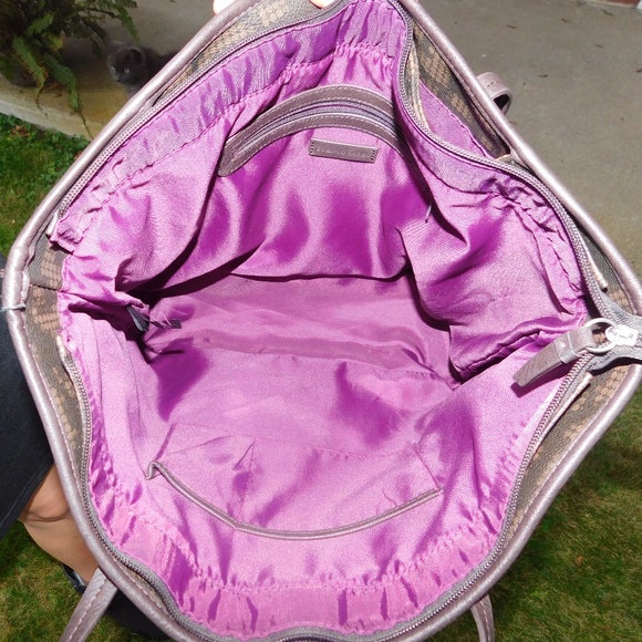 Franco Sarto Brown and Tan Tote Hand Bag - Picture 7 of 7